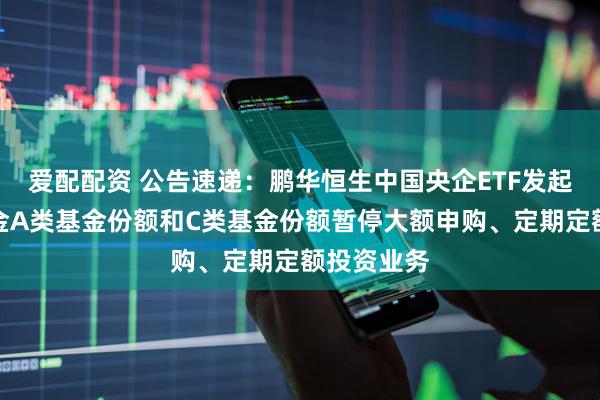 爱配配资 公告速递：鹏华恒生中国央企ETF发起式联接基金A类基金份额和C类基金份额暂停大额申购、定期定额投资业务