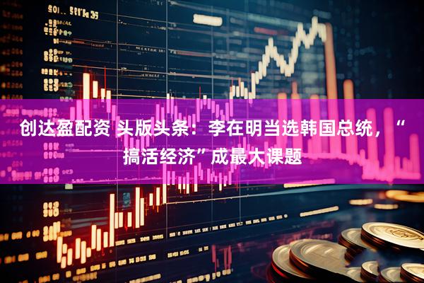 创达盈配资 头版头条：李在明当选韩国总统，“搞活经济”成最大课题